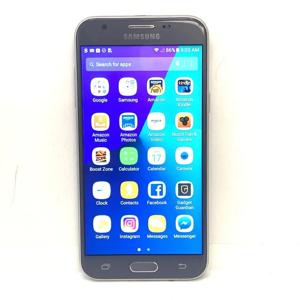 Samsung Galaxy J3 Emerge Silver 16GB Smart Phone (Boost Mobile)